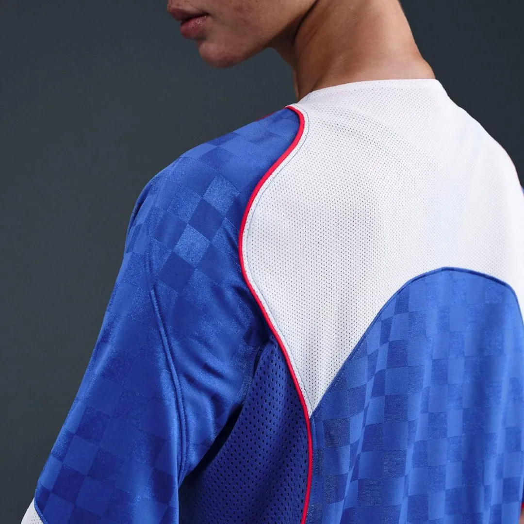 Nike Dri-FIT Total 90 Shirt Heren XXL - Blauw/Wit/Rood