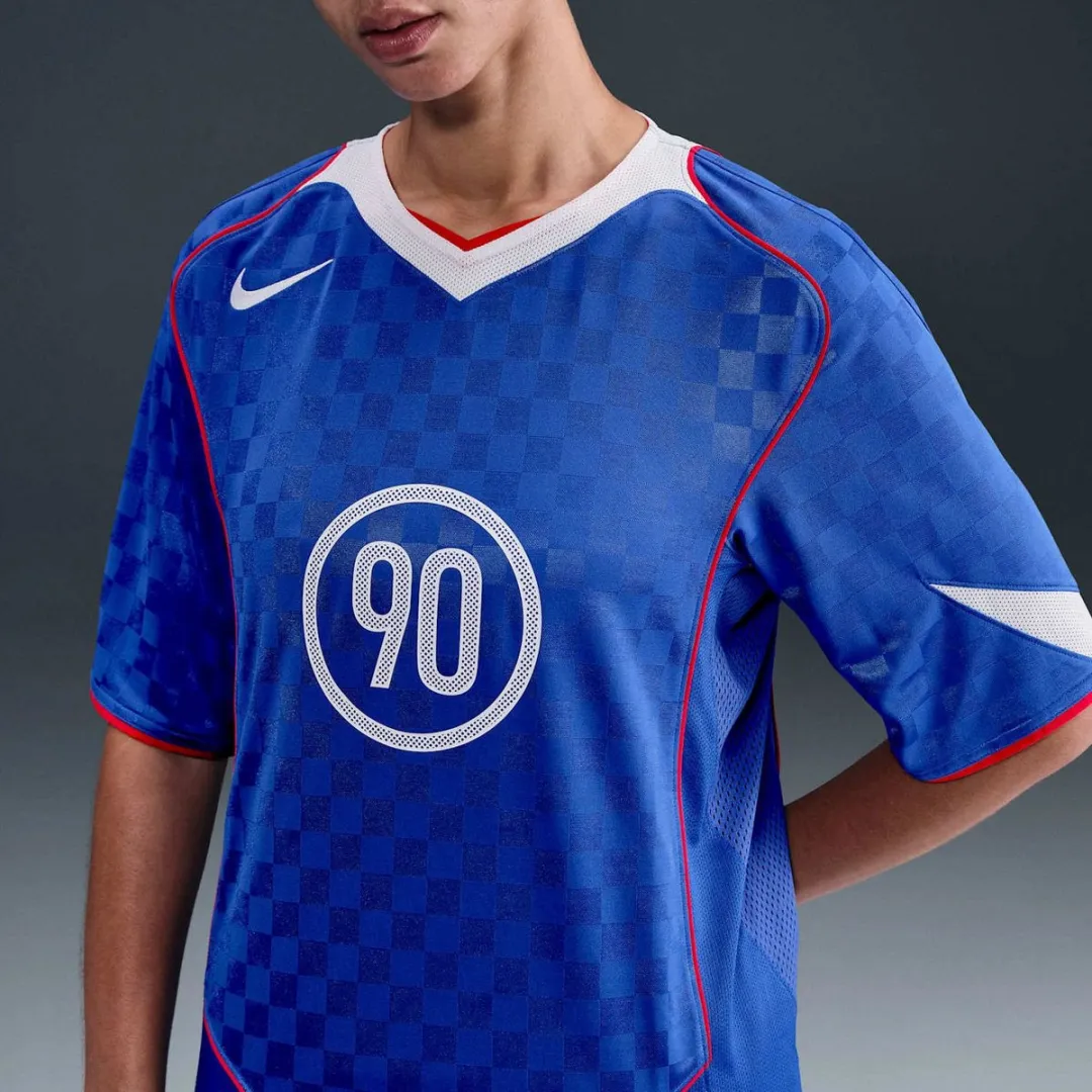 Nike Dri-FIT Total 90 Shirt Heren XXL - Blauw/Wit/Rood