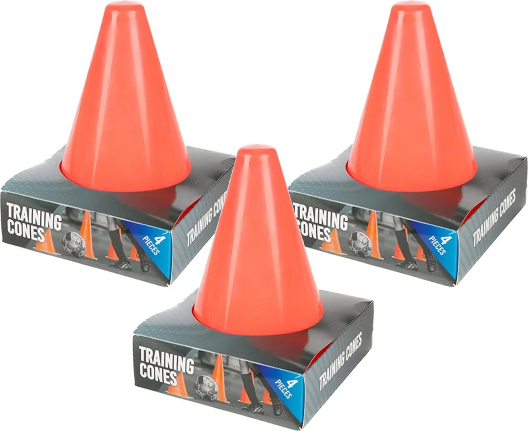 Toi-Toys Voetbal Pionnen 12 Stuks - Oranje