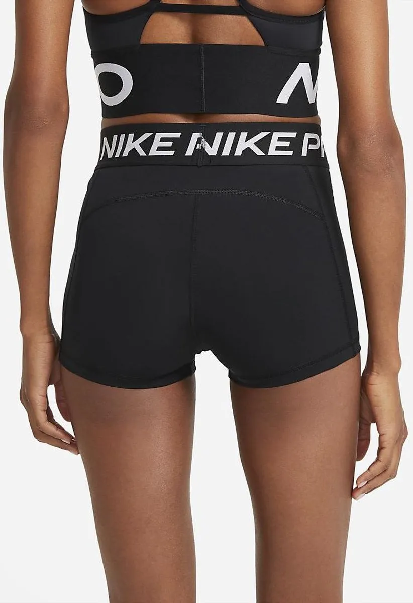 Nike Pro 365 3In Sportbroek Dames XS - Zwart
