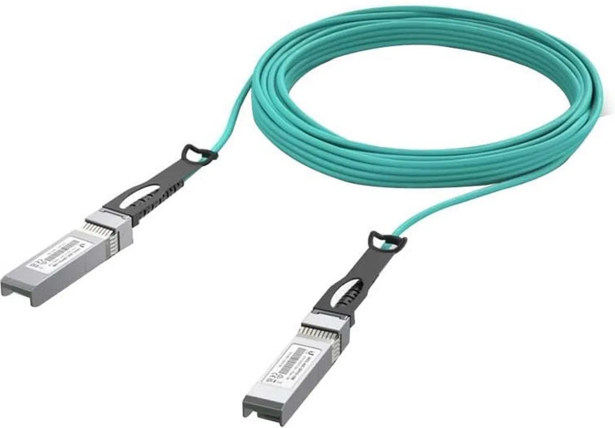 Ubiquiti UACC-AOC-SFP10-10M AOC Kabel - 10m - Aqua