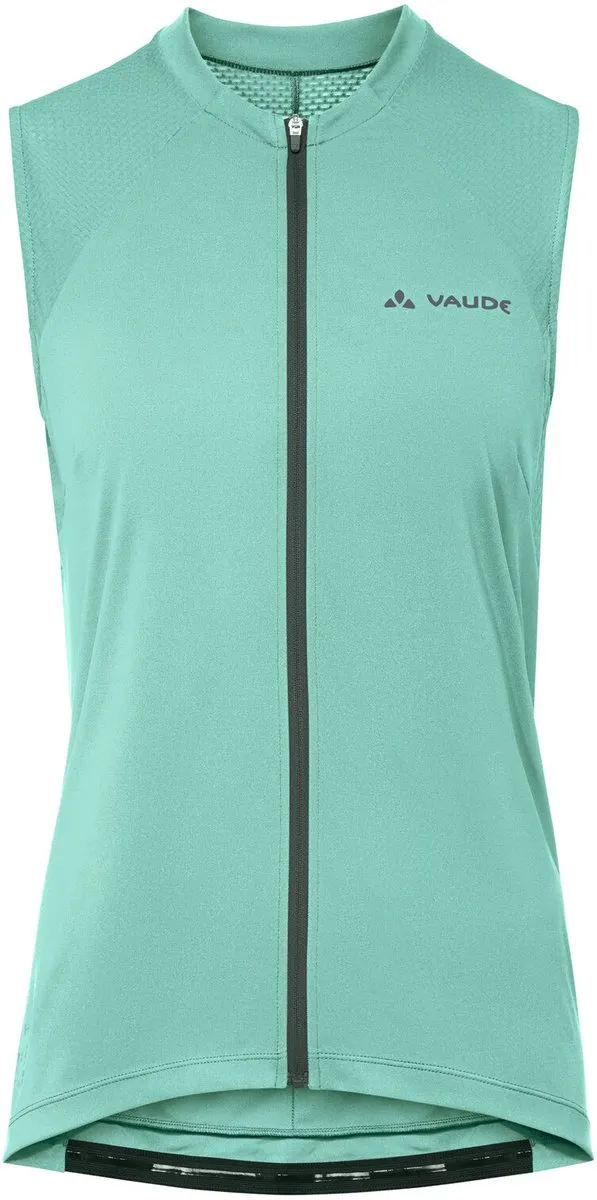 Vaude Matera FZ Tricot SL Fietsshirt Dames - Shore Blue - 40