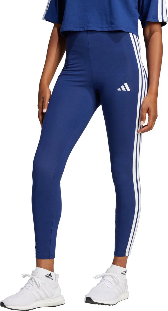 adidas Essentials 3-Stripes Legging Dames - Blauw L
