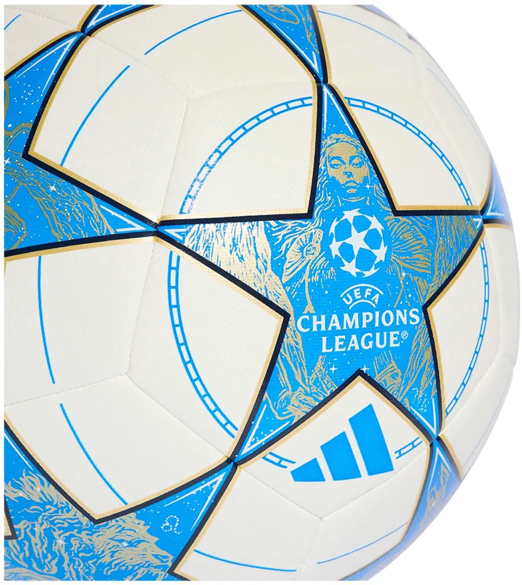 Adidas UCL Training Voetbal 4 - Blauw/Wit/Goud