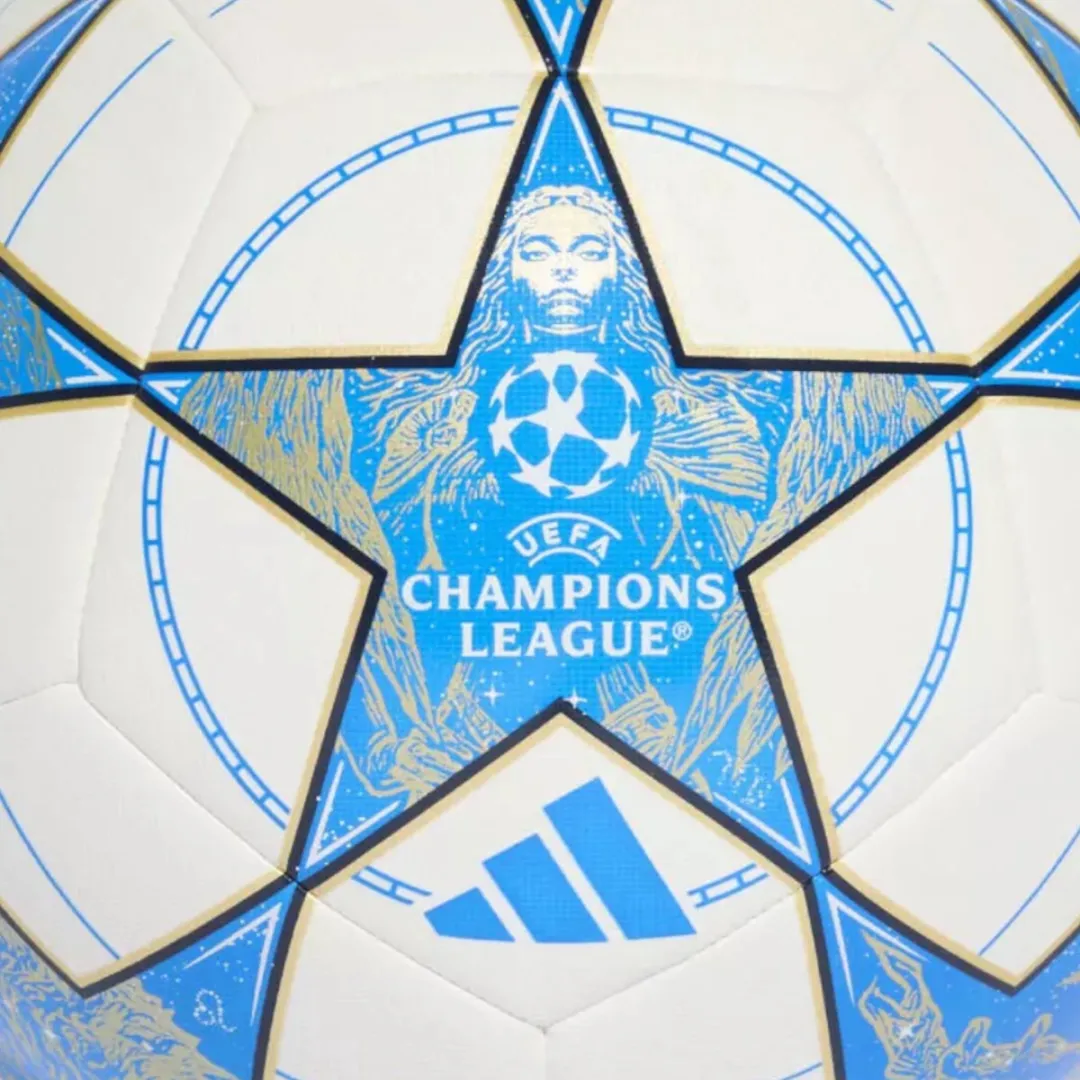 Adidas UCL Training Voetbal 4 - Blauw/Wit/Goud - afbeelding 6 van 6