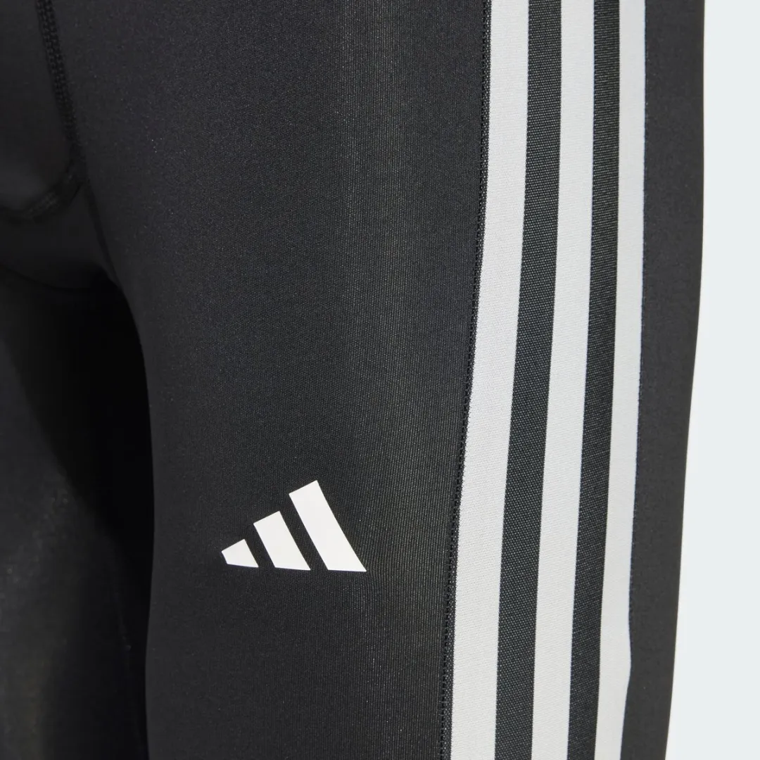 Adidas Performance Techfit Compression Training 3-Stripes Lange Legging - Zwart