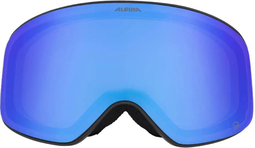 Alpina Ladis Q Skibril - Zwart Goud