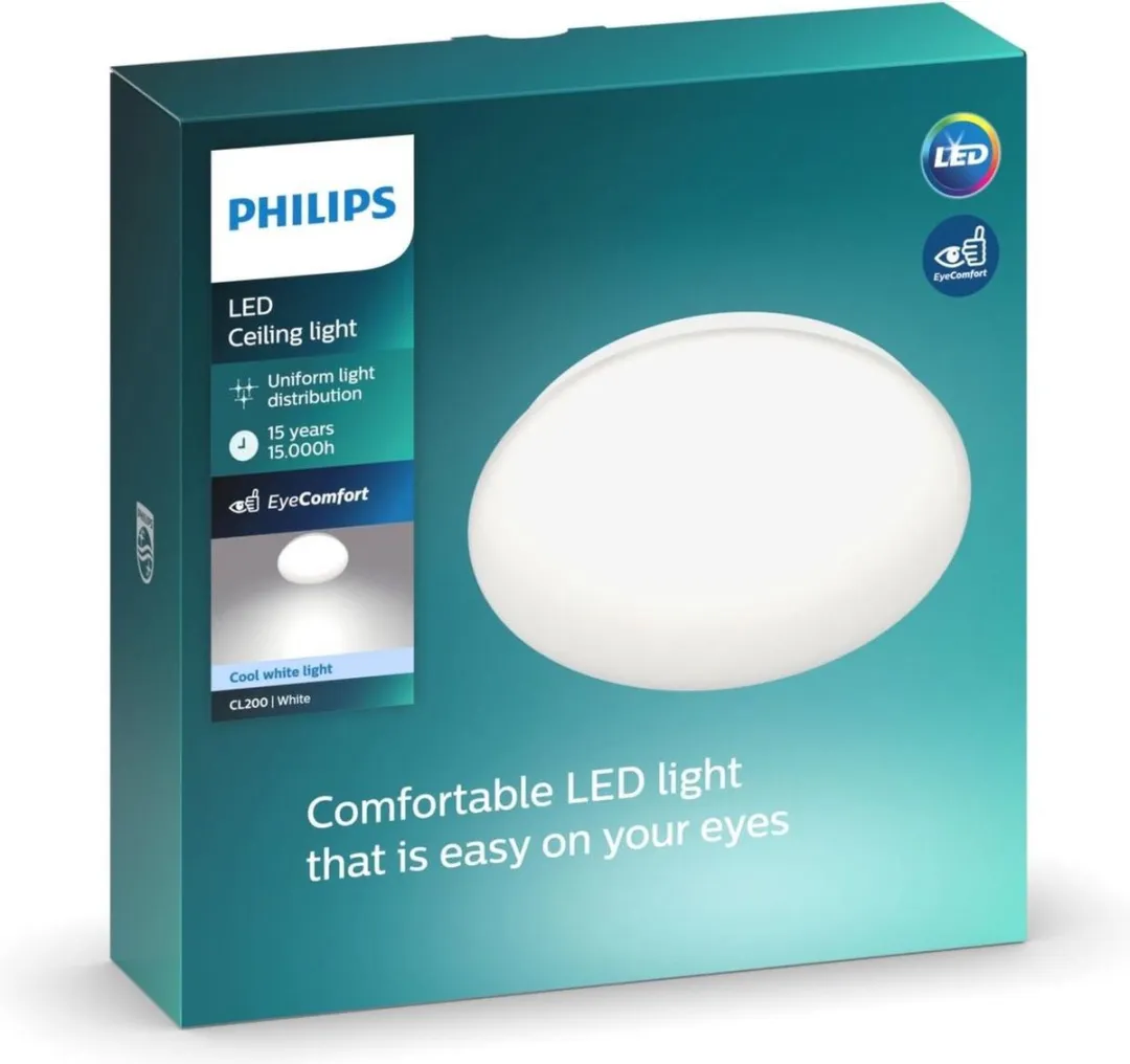 Philips Moire Plafondlamp 17W - 32cm - Wit