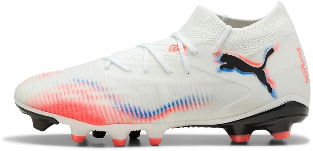 PUMA Future 8 Match Voetbalschoenen Dames 38 - FG/AG - Wit/Zwart/Rood