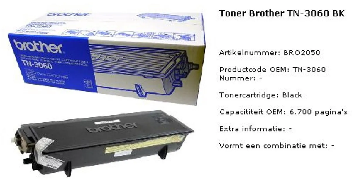Brother TN-3060 Tonercartridge