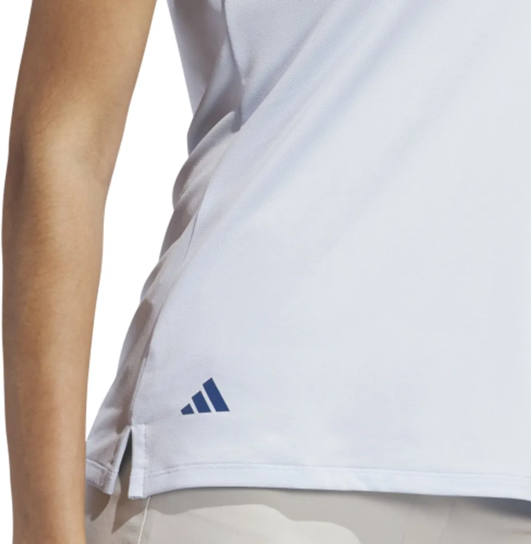 Adidas W Ultimate Streep Dames Polo - Lichtblauw XL - afbeelding 6 van 6