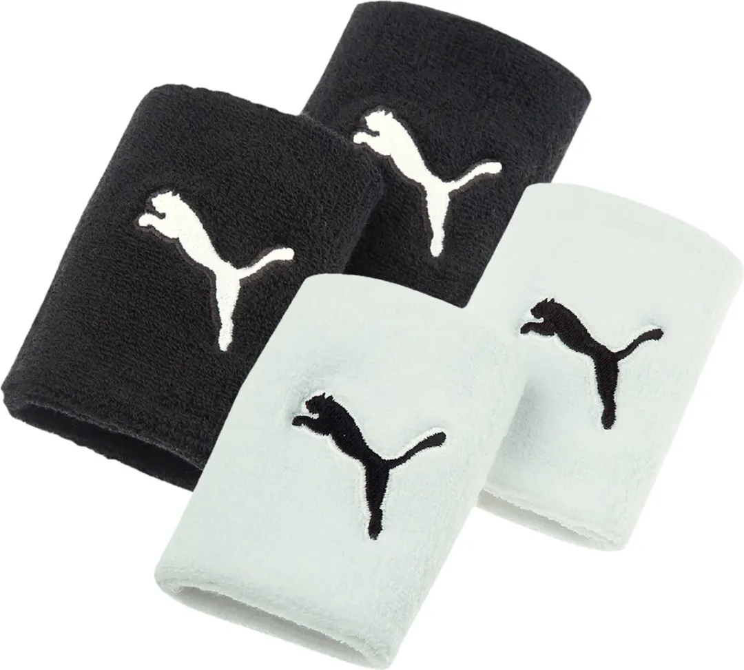 PUMA Zweetband - One Size - 4 Stuks - Zwart