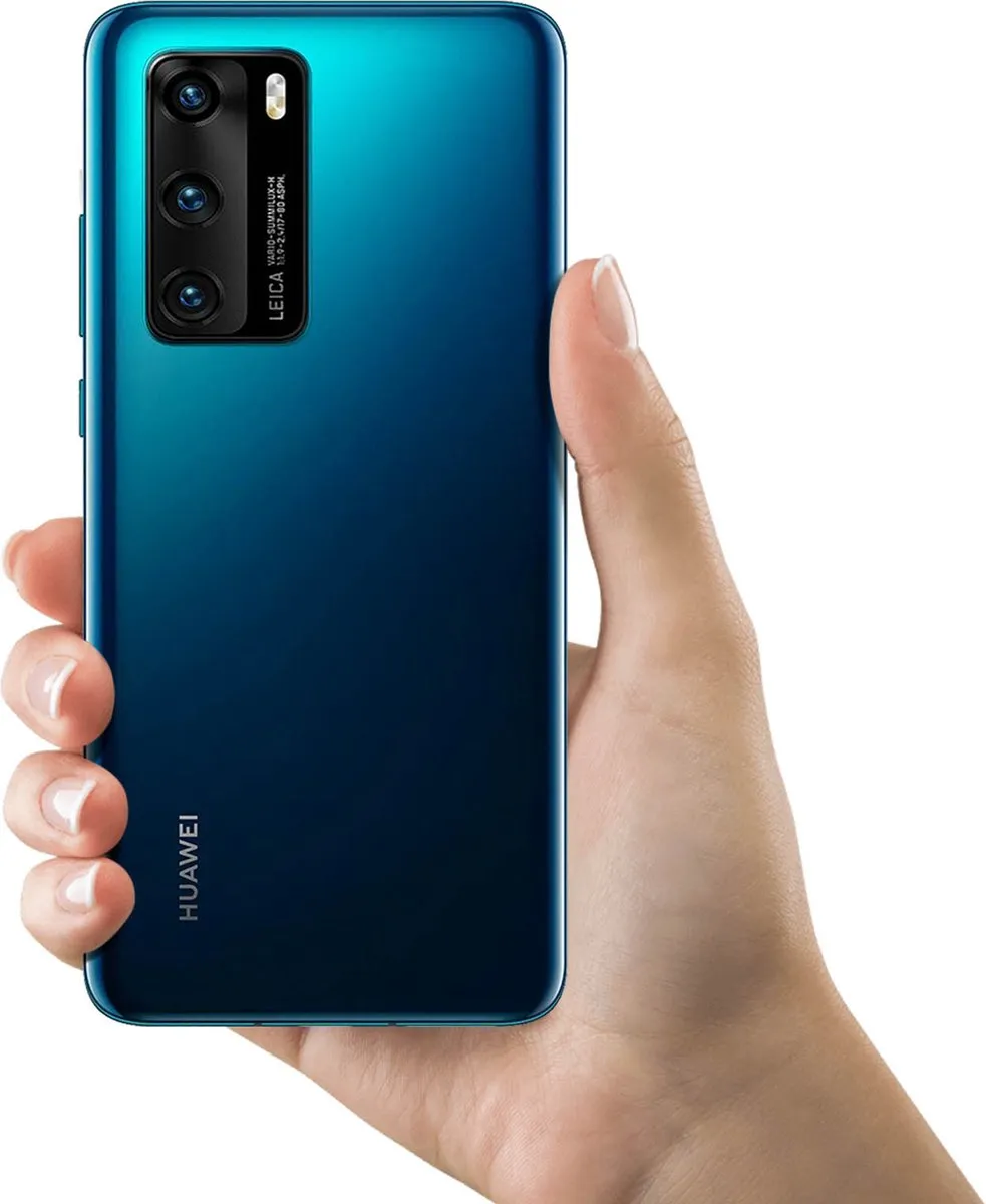 Huawei P40 Achterkant Blauw - Originele batterijhoes - afbeelding 3 van 4