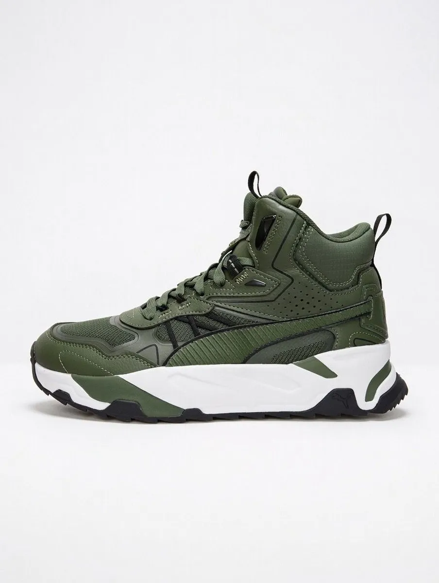 PUMA Trinity Mid Hybrid Schoen - 44 - Groen/Zwart/Wit - afbeelding 3 van 6