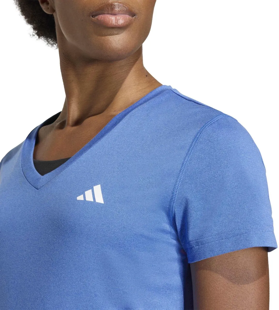 adidas we/miNk TEE Training T-shirt Dames M - Blauw