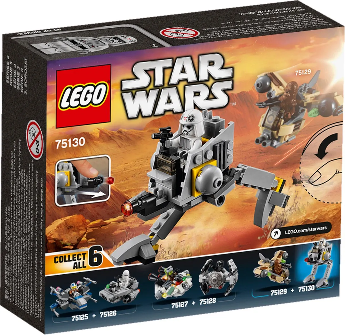 LEGO Star Wars AT-DP 75130 - Bouwset - 76 Stukken