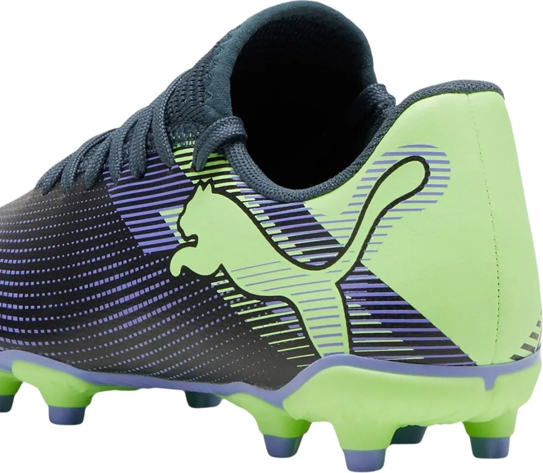 PUMA Future 7 Play Voetbalschoenen Junior 37 - Blauw/Groen/Wit - afbeelding 6 van 6