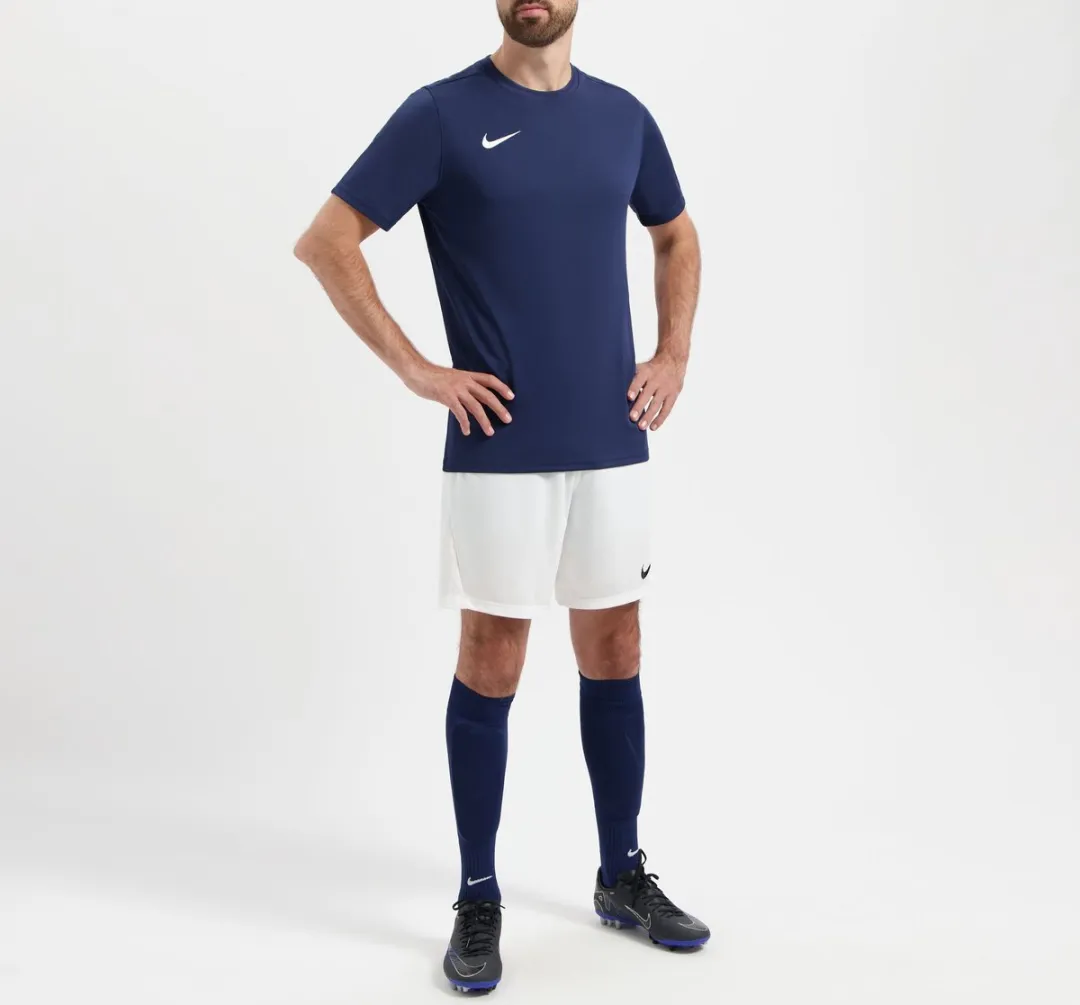 Nike Park VII SS Mannen Sportshirt Navy - XL