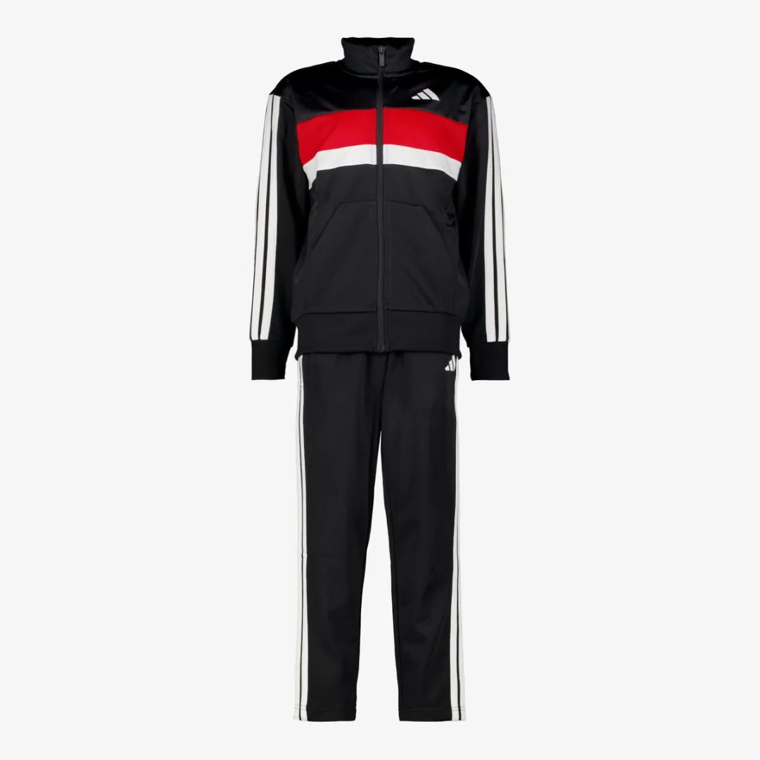 Adidas Tiberio 3-Stripes Joggingpak KB7327 - 164 - Zwart/Blauw