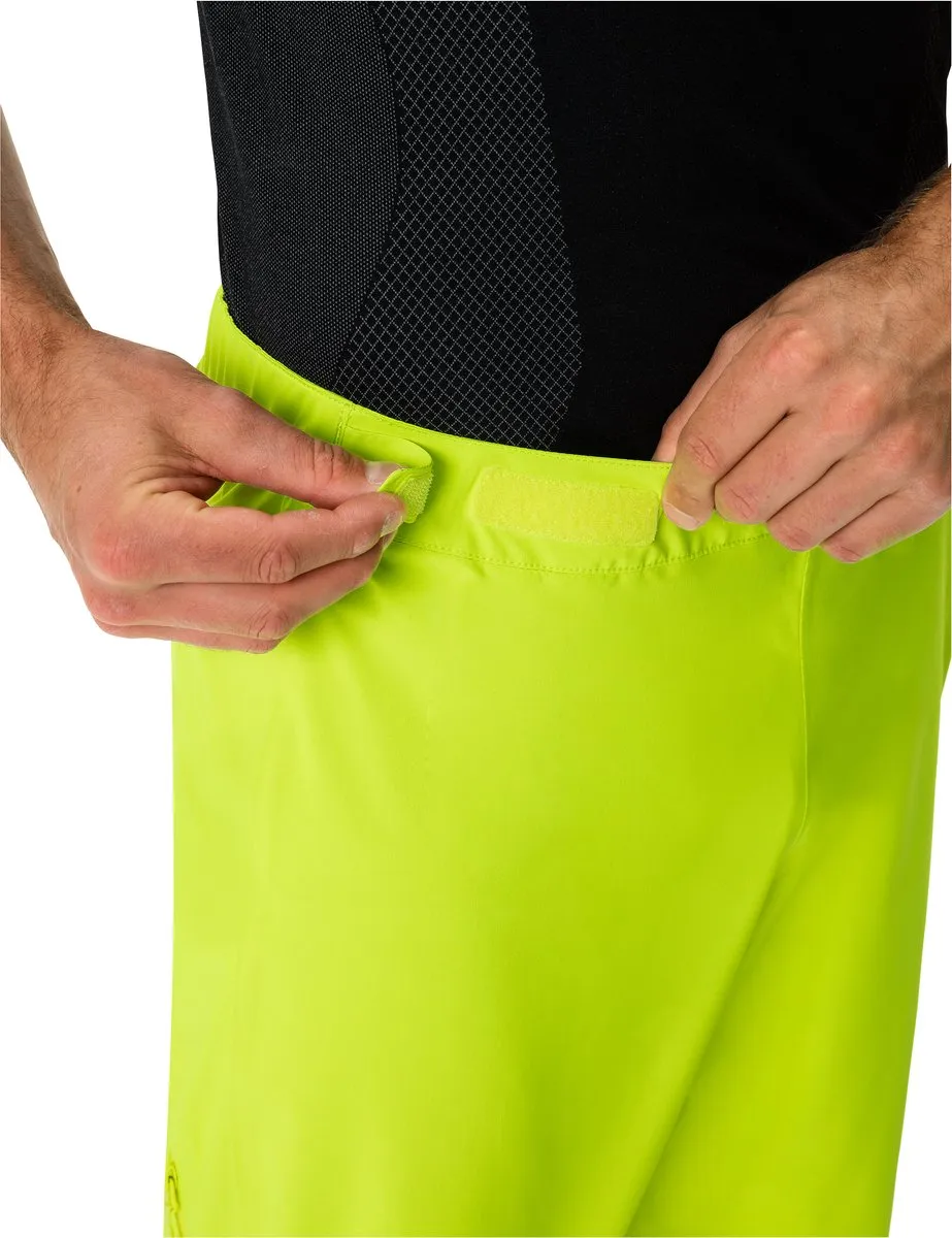 Vaude Men's Moab Regenbroek L - Neon Yellow