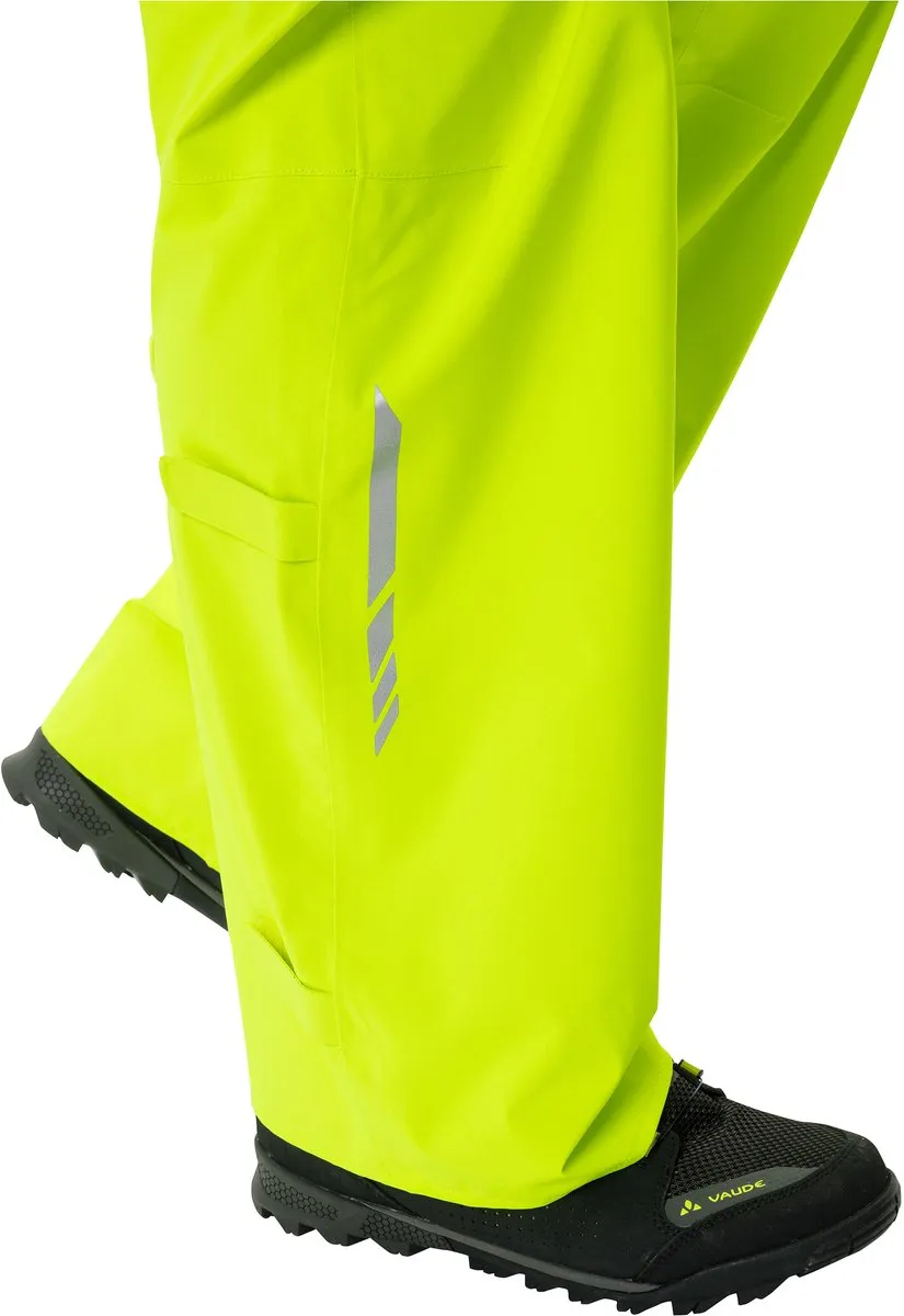 Vaude Men's Moab Regenbroek L - Neon Yellow