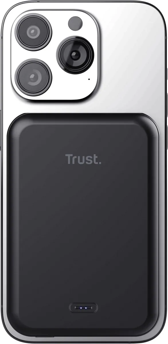 Trust Magno Draadloze Powerbank 5000mAh - MagSafe - Zwart
