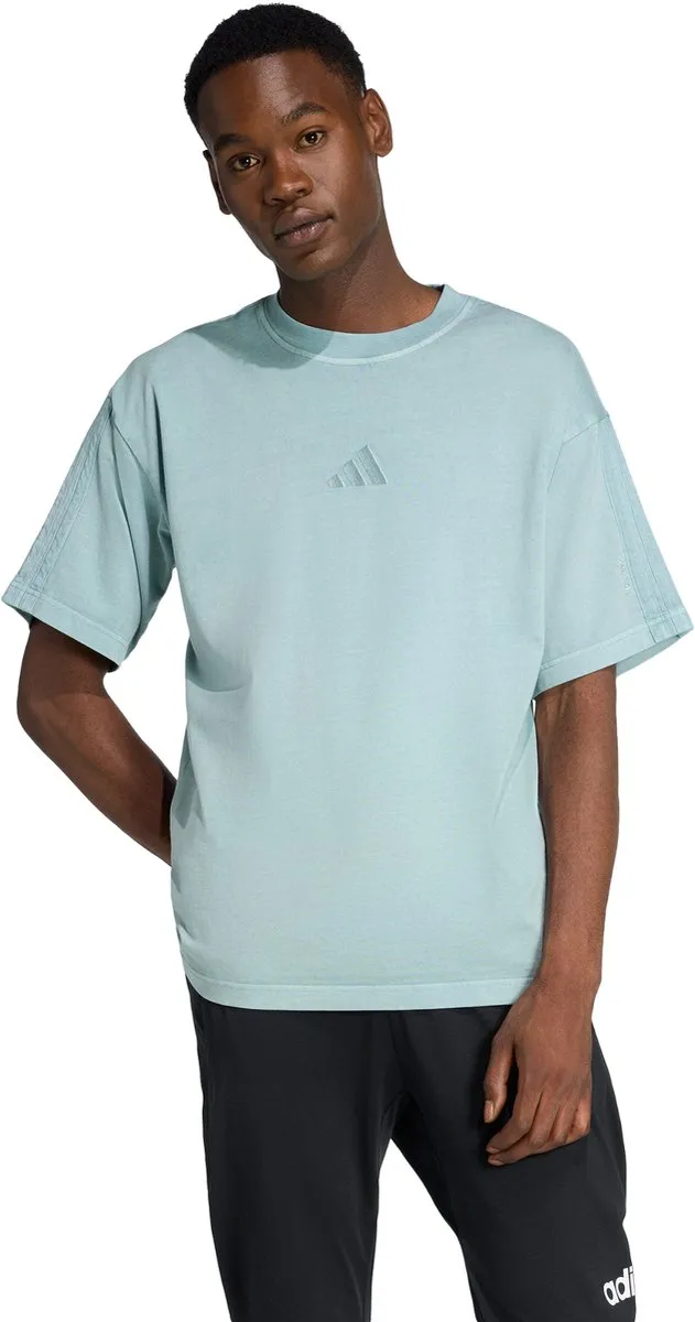 adidas ALL SZN Washed T-shirt KE5996 - Heren - Groen