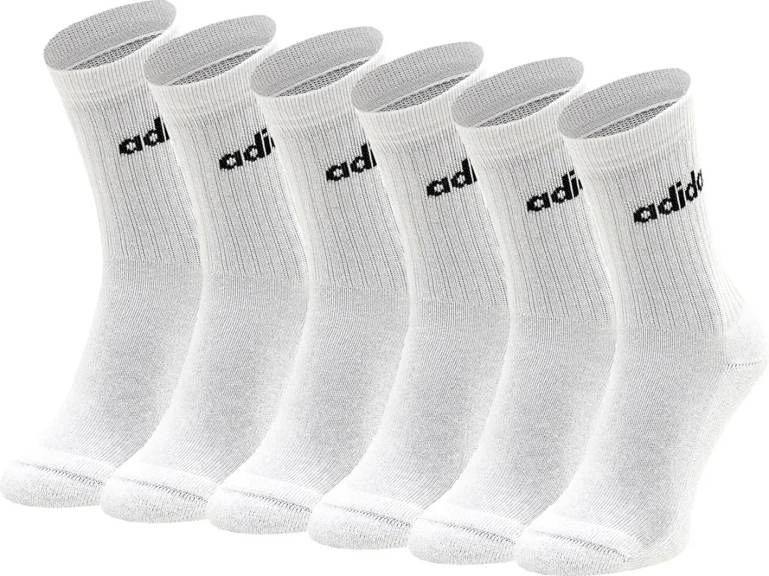 adidas HC Crew Tennissokken 6 Paar - Maat 40-42 - Wit - afbeelding 6 van 6