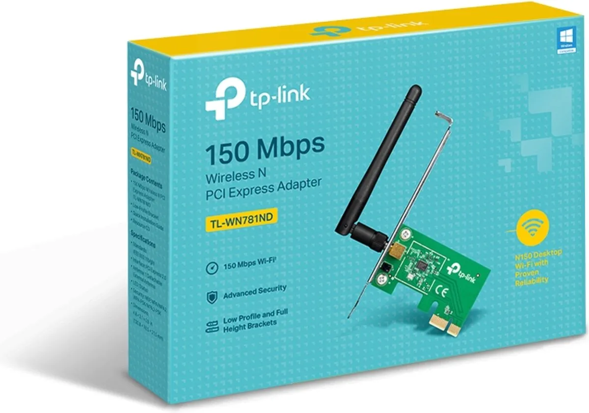 TP-Link TL-WN781ND Netwerkkaart - 150 Mbit/s