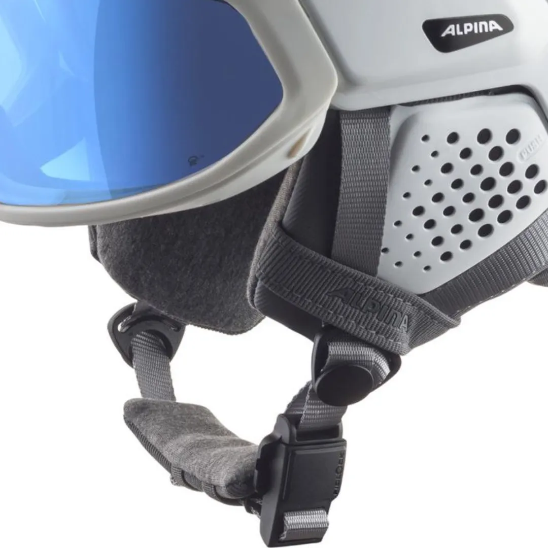 Alpina Alto Q Lite Skihelm M - Wit - 55-59cm - afbeelding 3 van 6