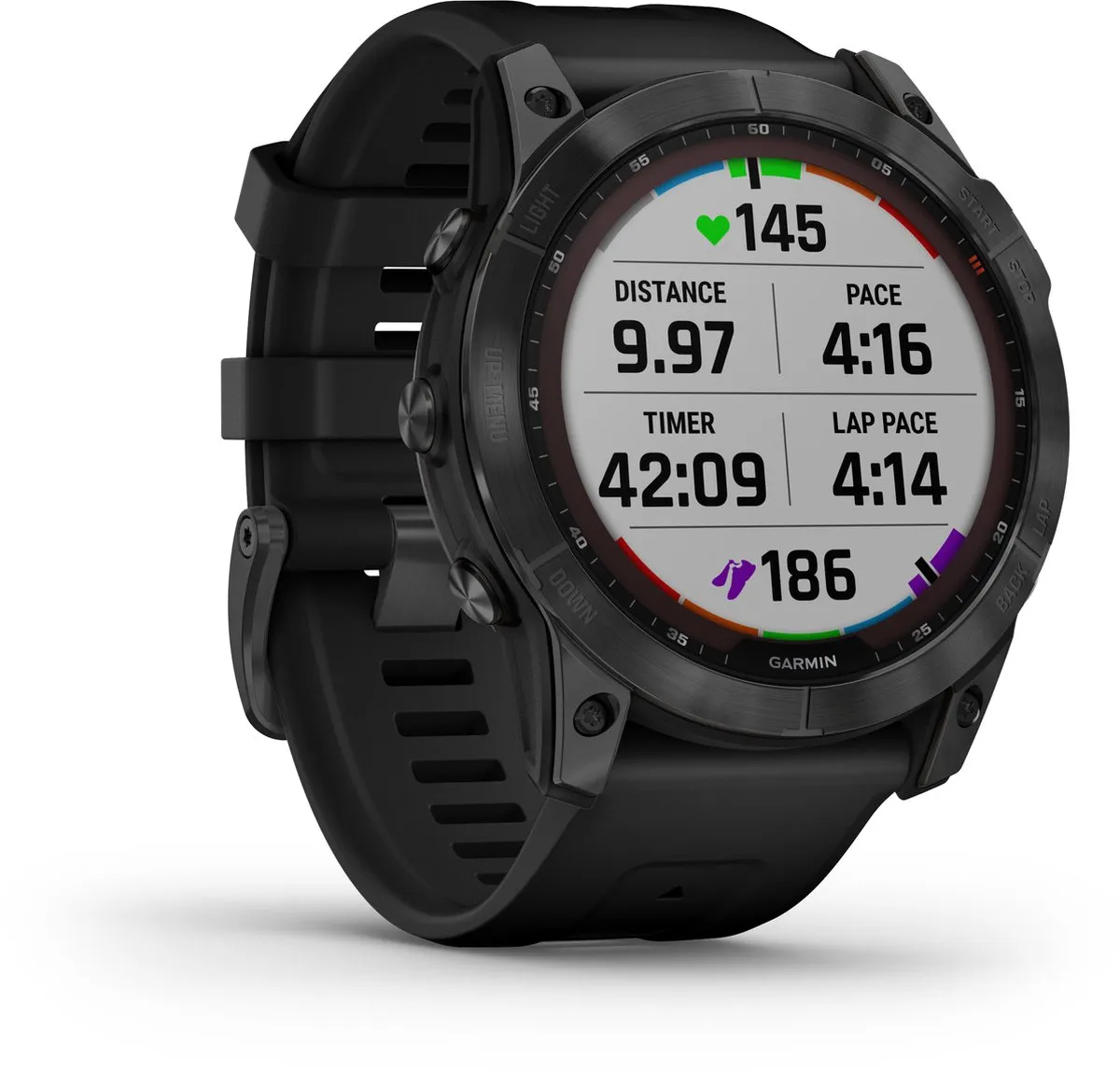 Garmin fēnix 7X Solar Smartwatch - 51mm - Zwart - afbeelding 3 van 6