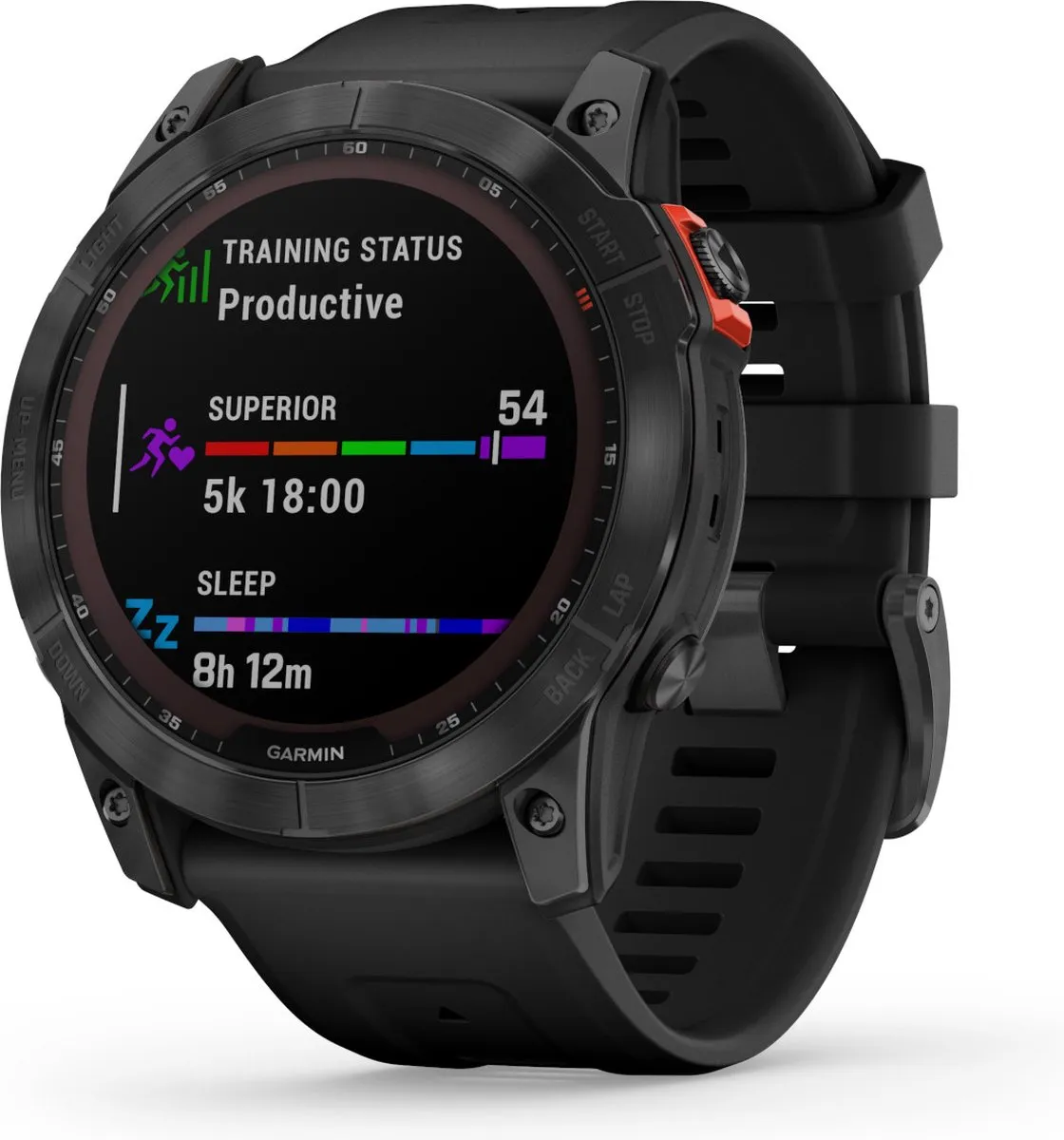 Garmin fēnix 7X Solar Smartwatch - 51mm - Zwart - afbeelding 2 van 6
