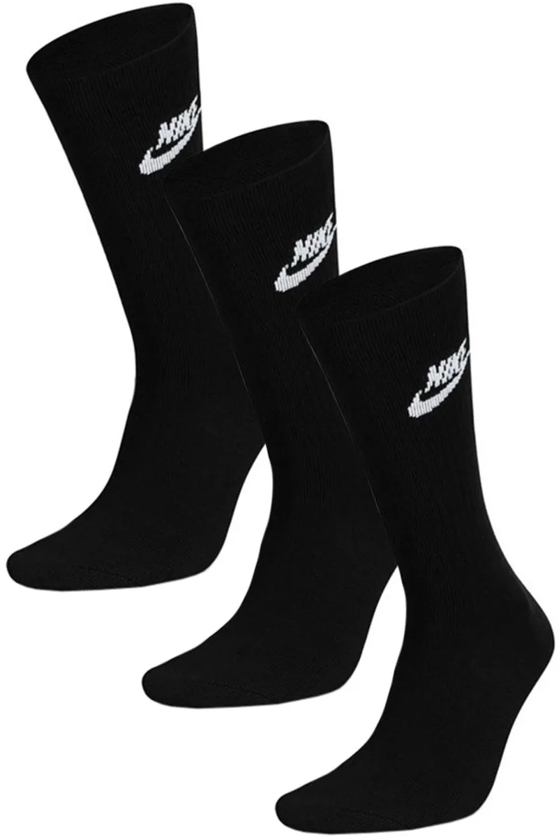 Nike Sportswear Everyday Essential Sokken 3 Stuks - Zwart - Maat 42-46