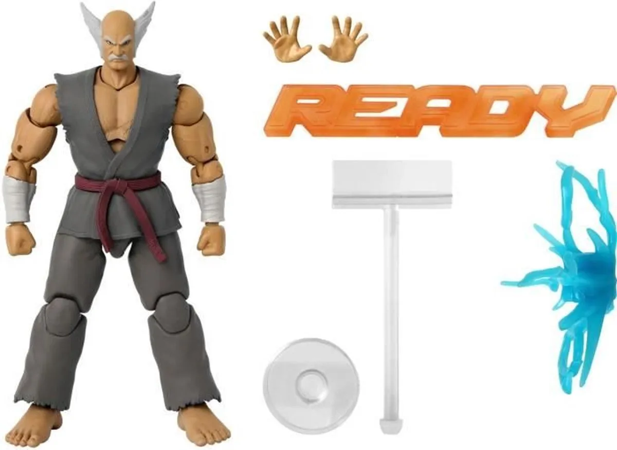 Bandai Tekken Heihachi Mishima Actiefiguur 17cm - Multicolor