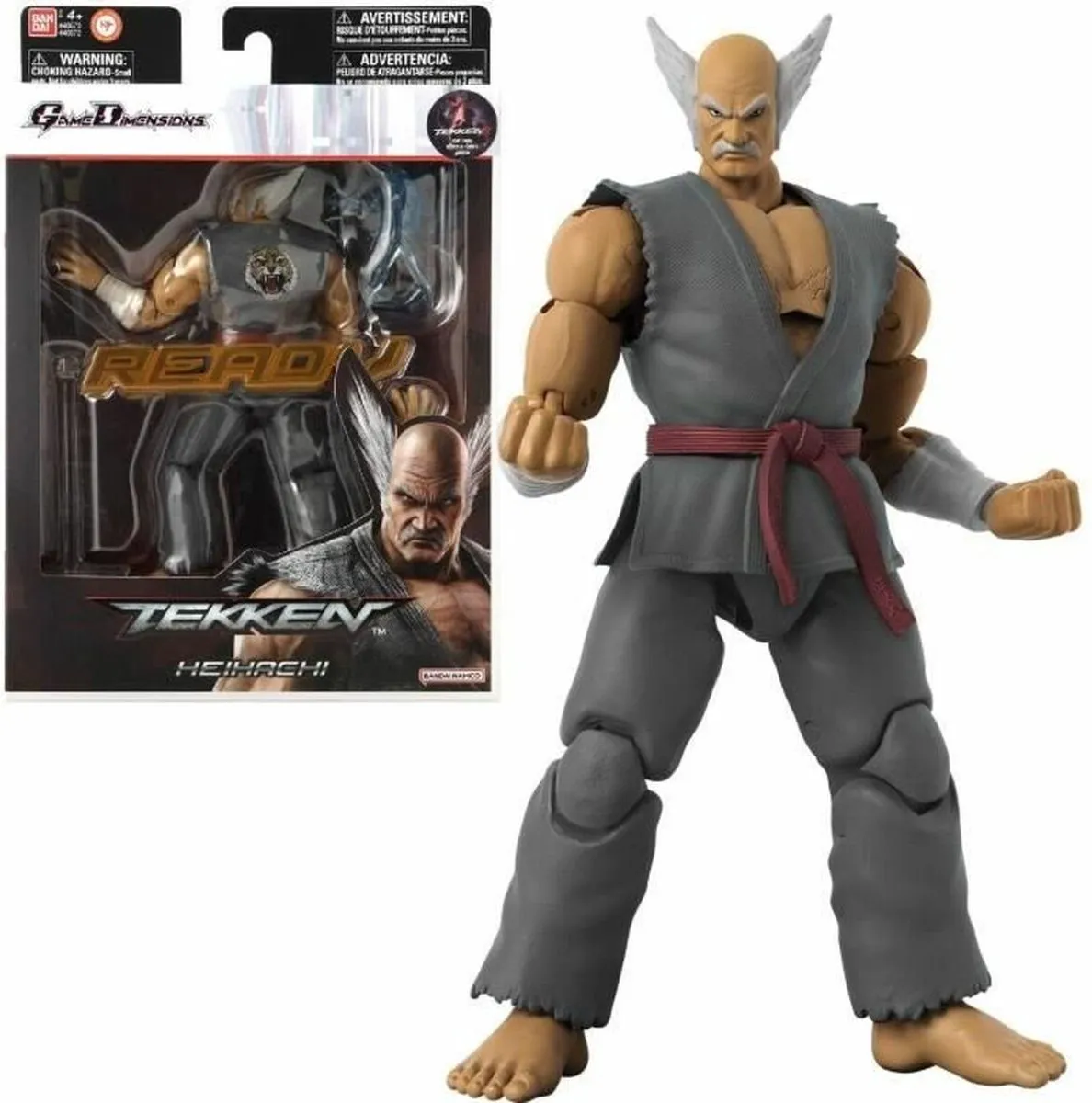 Bandai Tekken Heihachi Mishima Actiefiguur 17cm