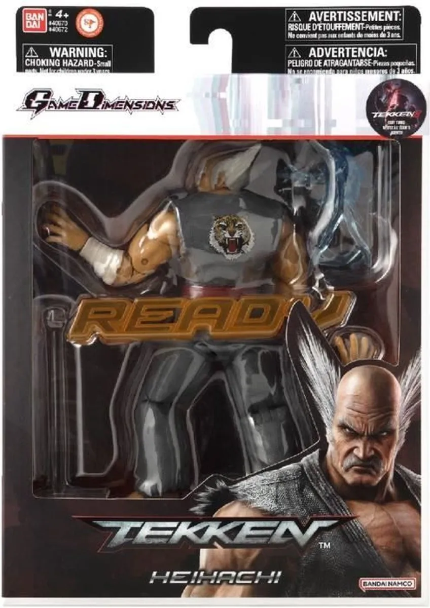 Bandai Tekken Heihachi Mishima Actiefiguur 17cm - Multicolor