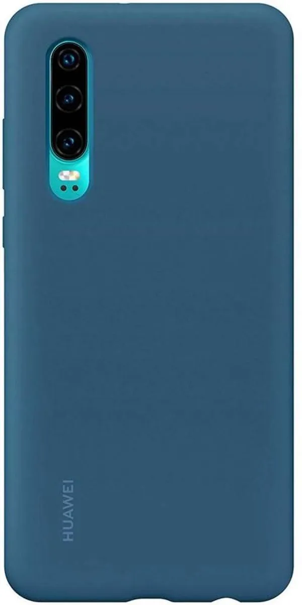 Huawei P30 Silicon Hoesje - Blauw - 51992850 - afbeelding 6 van 6