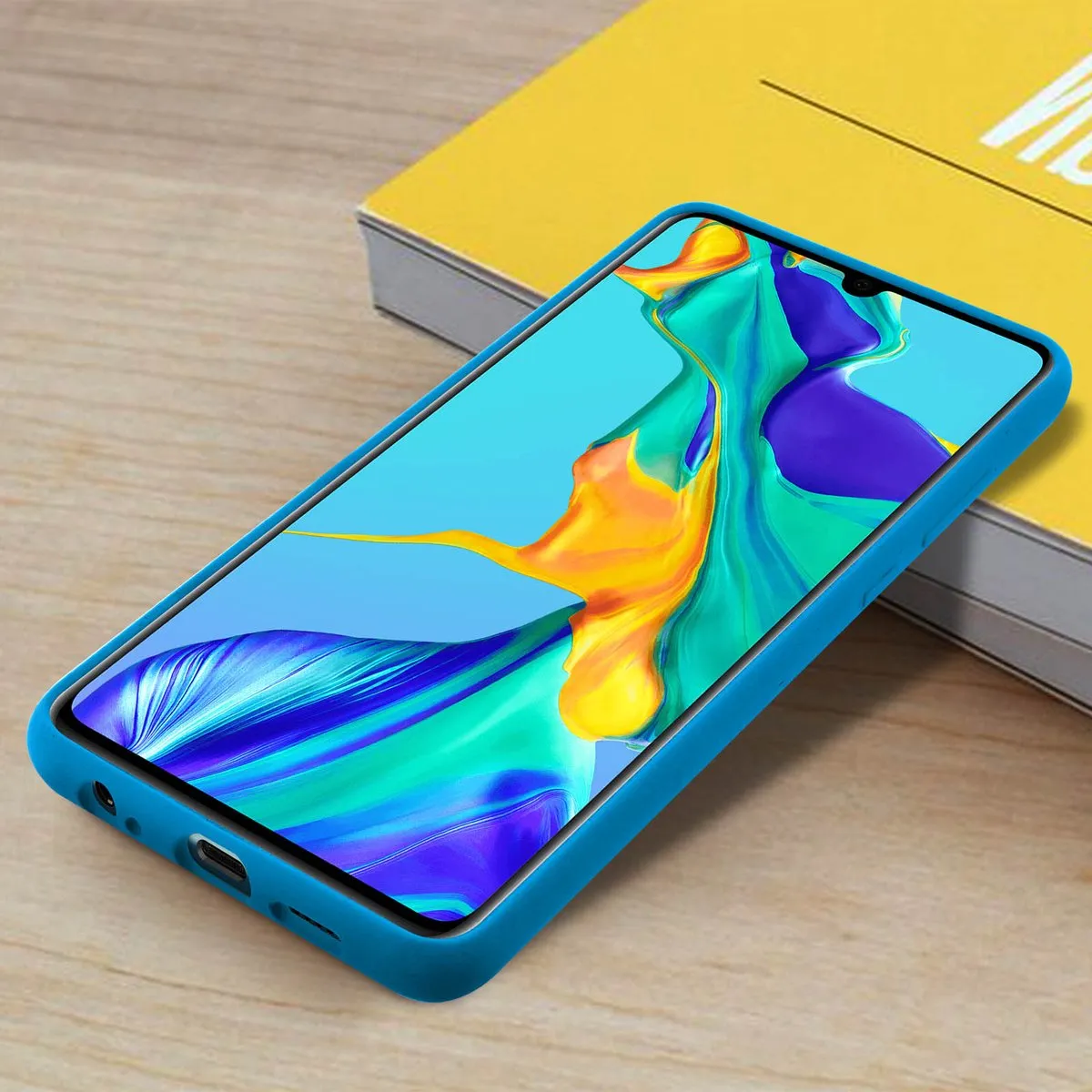 Huawei P30 Silicon Hoesje - Blauw - 51992850