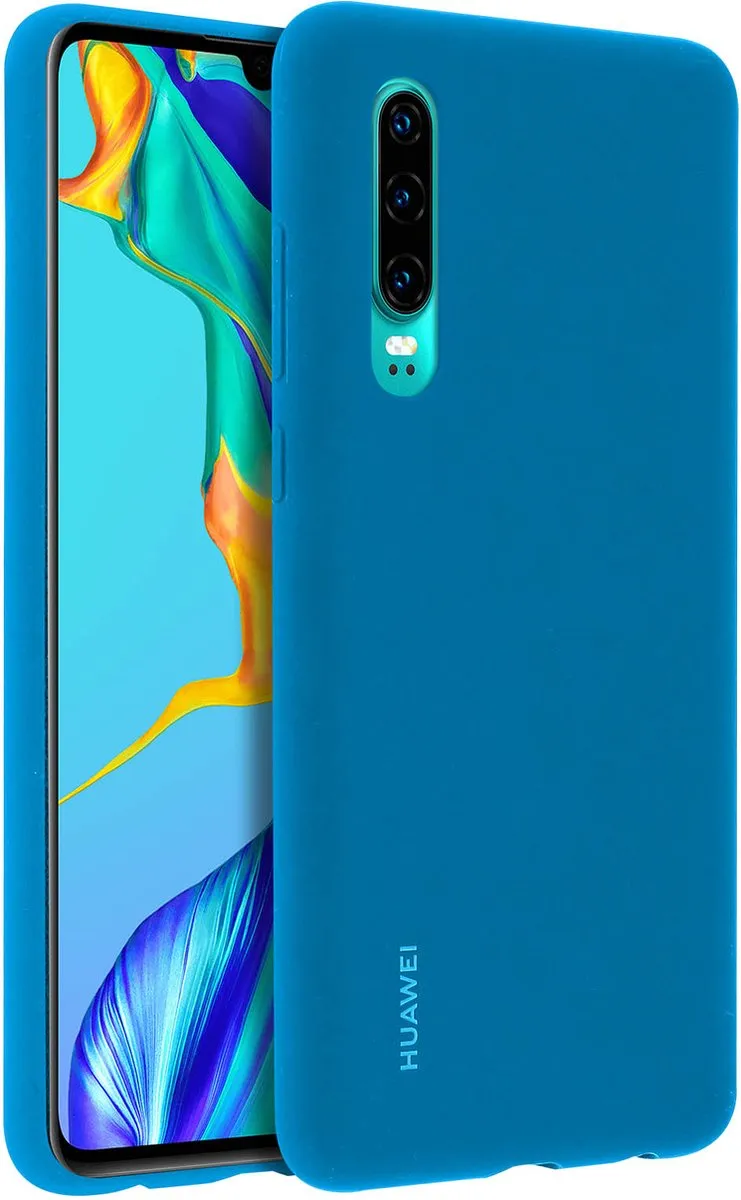 Huawei P30 Silicon Hoesje - Blauw - 51992850