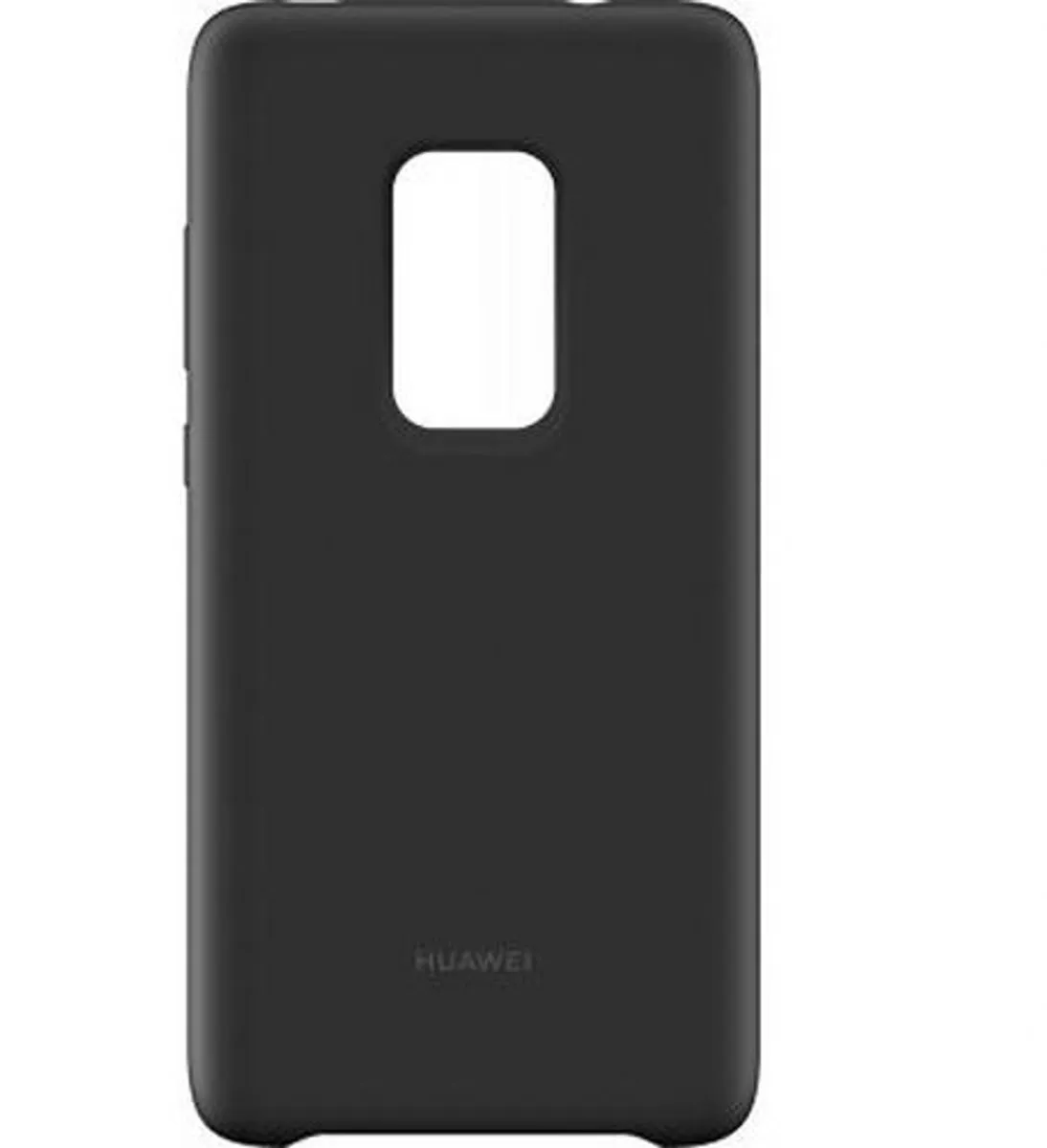 Huawei Mate 20 Silicon Hoesje - Zwart