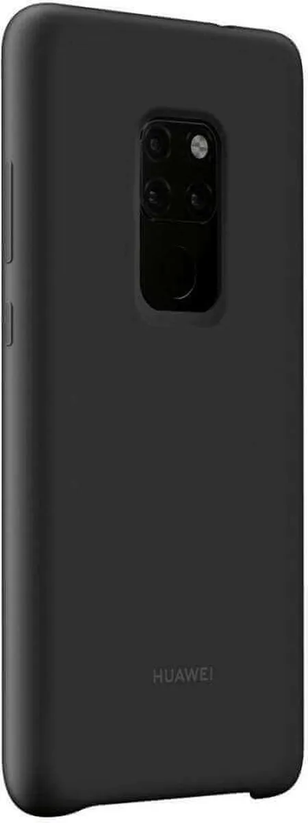 Huawei Mate 20 Silicon Hoesje - Zwart