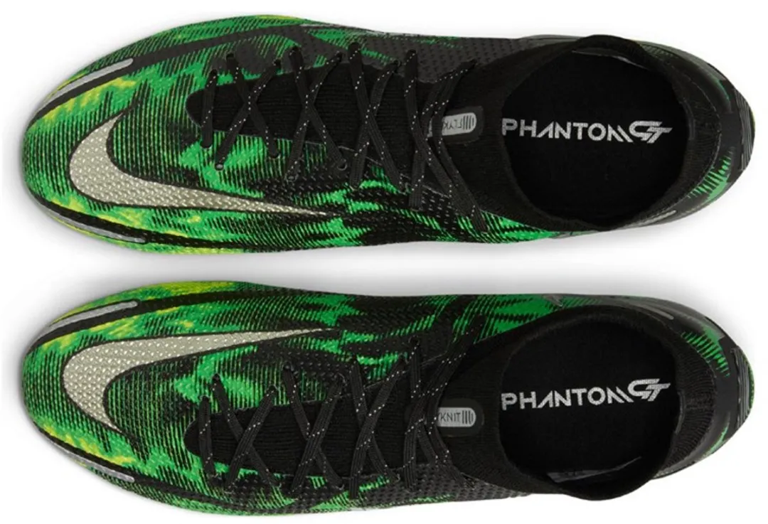 Nike Phantom GT2 DF Elite FG Voetbalschoenen 46 - Groen/Zwart