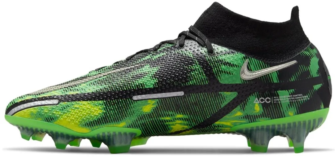 Nike Phantom GT2 DF Elite FG Voetbalschoenen 46 - Groen/Zwart