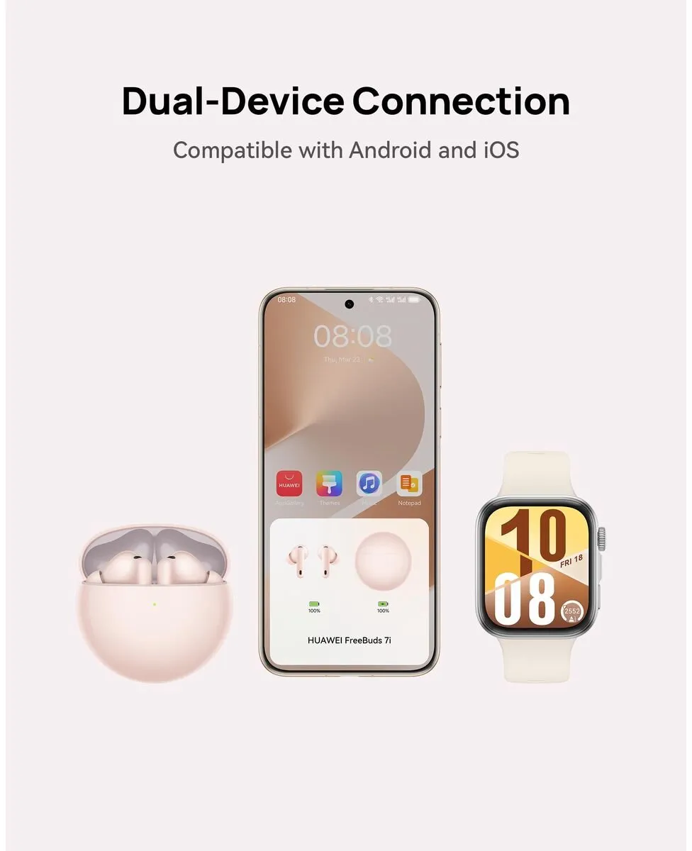 Huawei FreeBuds 7i 55038460 Oordopjes - Multicolor - afbeelding 6 van 6