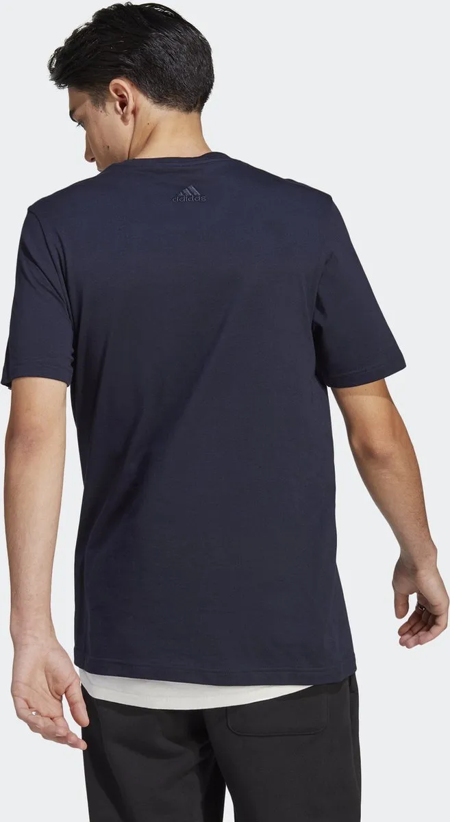 adidas Sportswear Essentials T-shirt IC9275 - Heren M - Blauw
