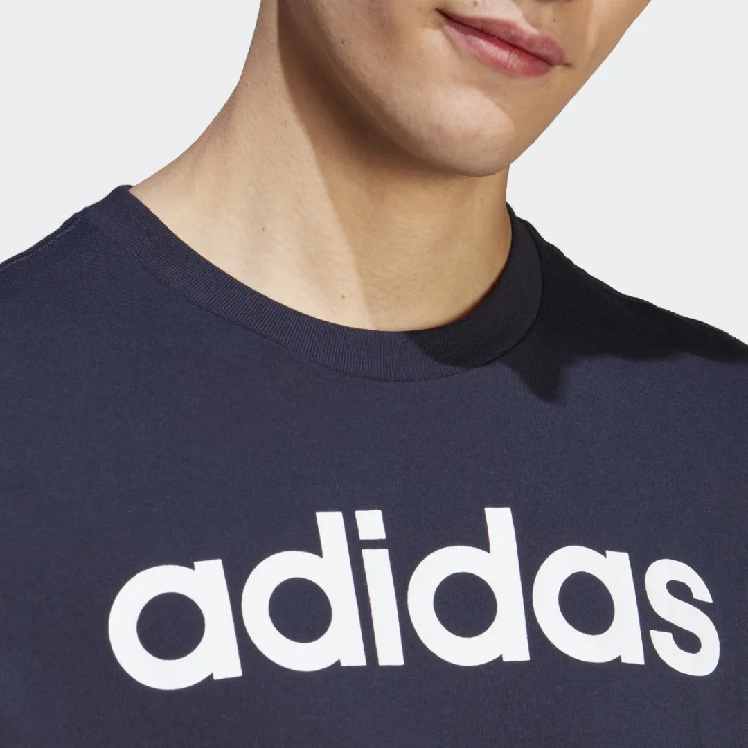 adidas Sportswear Essentials T-shirt IC9275 - Heren M - Blauw