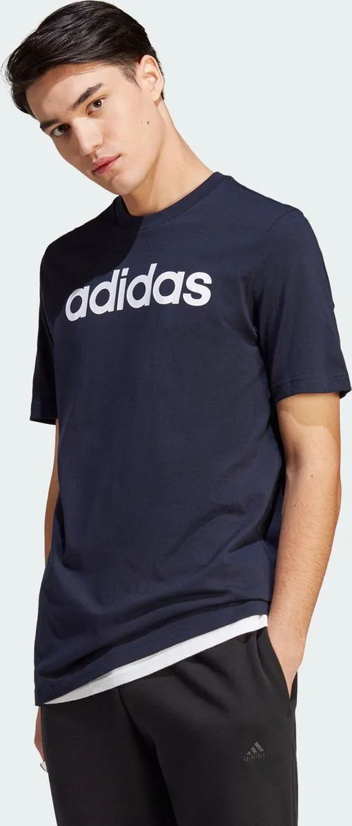 adidas Sportswear Essentials T-shirt IC9275 - Heren M - Blauw
