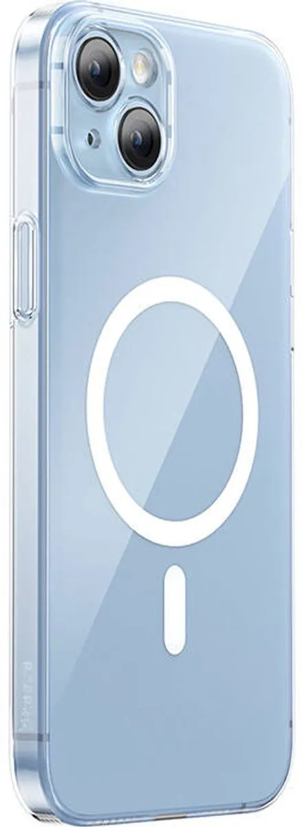Baseus Crystal Series Hoesje iPhone 14 Plus - Magnetisch + Glas - Transparent - afbeelding 2 van 6
