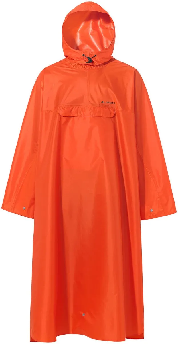 Vaude Poncho II Regenponcho - Unisex - Zwart