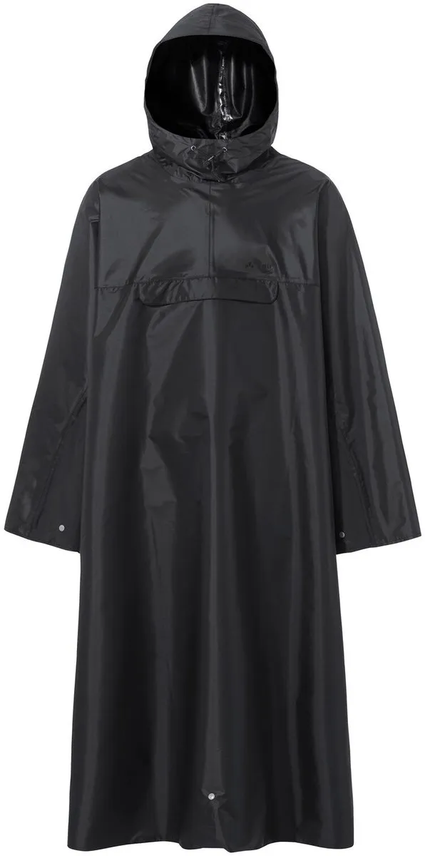 Vaude Poncho II Regenponcho - Unisex - Zwart
